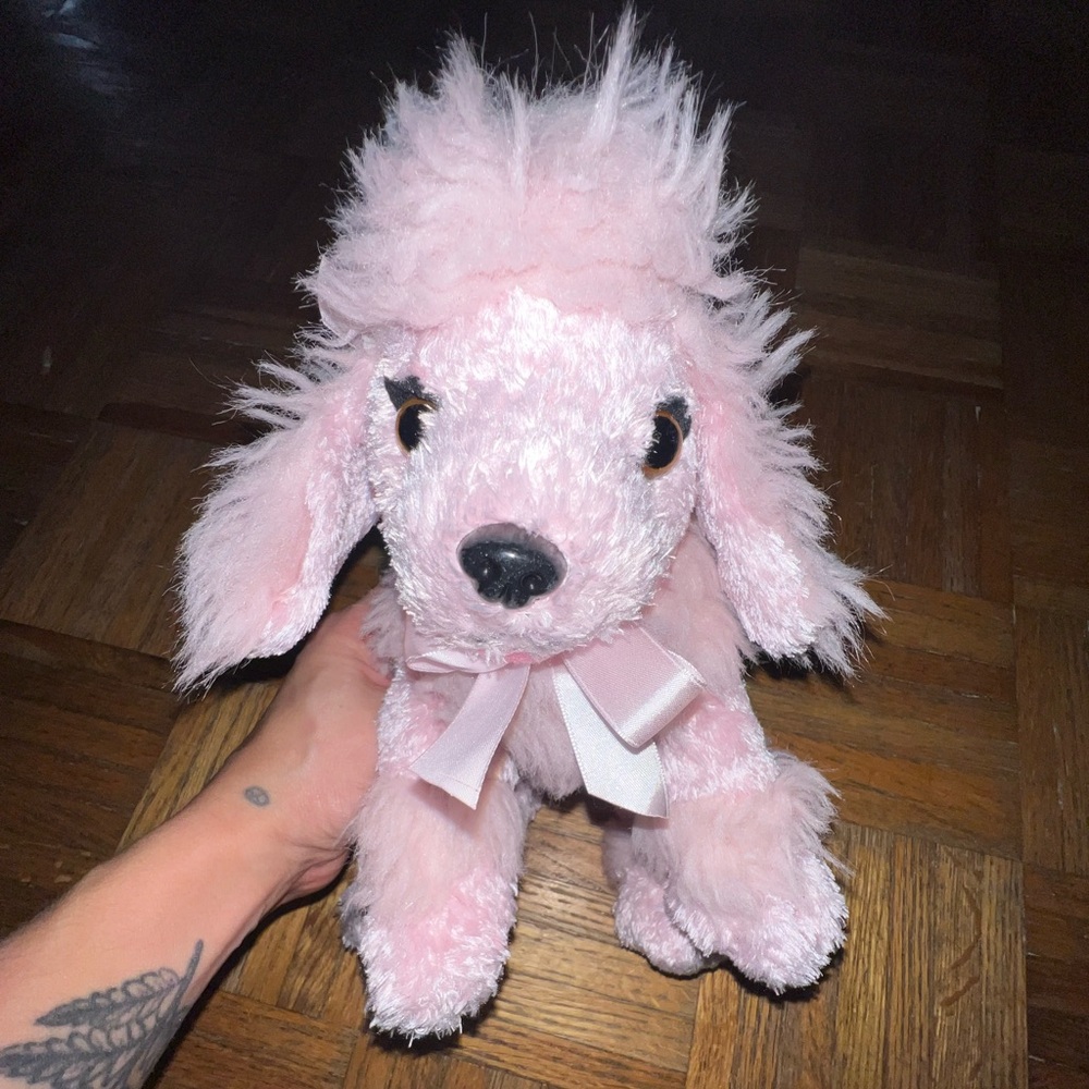Plush Pink Dog Purse